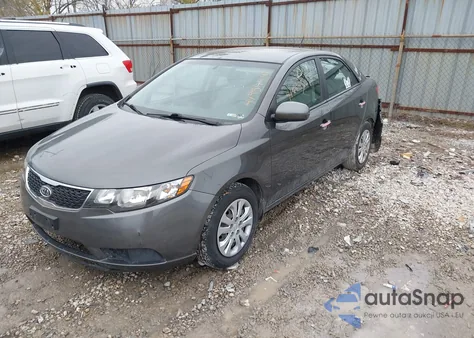2013 Kia Forte Ex из США, поврежденный, VIN KNAFU4A29D5734552